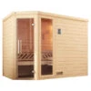 Weka Sauna Turku Mit Glastür Und Fenster, Ca. B248/H205/T198 Cm