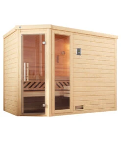 Weka Sauna Turku Mit Glastür Und Fenster, Ca. B248/H205/T198 Cm
