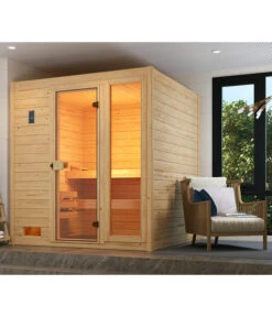 Weka Sauna Valida Plus Mit Glastür Und Fenster Inkl. Ofen, Ca. B189/H204/T172 Cm -Gardena Verkäufe 6914592 WE MO 002 WekaSaunaValidaPlusmitGlastuer