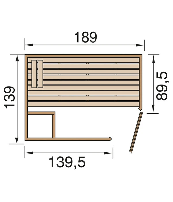 Weka Ecksauna Valida Mit Glastür 6 Weka Ecksauna Valida Mit Glastür – Bild 4