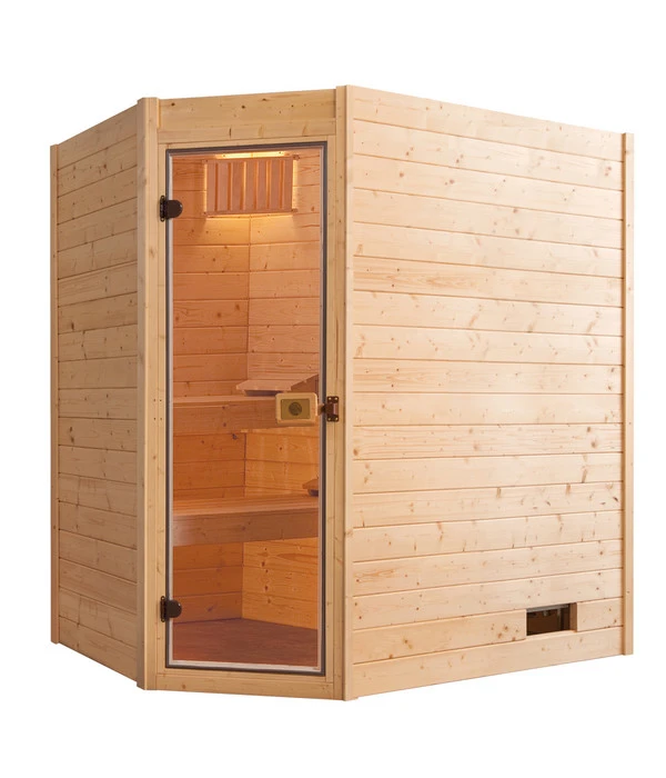 Weka Ecksauna Valida Mit Glastür 3 Weka Ecksauna Valida Mit Glastür