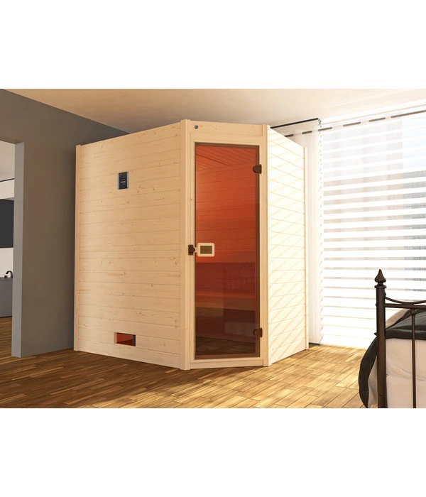 Weka Ecksauna Valida Mit Glastür 4 Weka Ecksauna Valida Mit Glastür – Bild 2