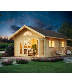 Lasita Maja Blockbohlenhaus Caroline 2.3, Ca. B675/H330,6/T489,9 Cm -Gardena Verkäufe 6915680 WE MO 002 LasitaMajaBlockbohlenhausCaroline