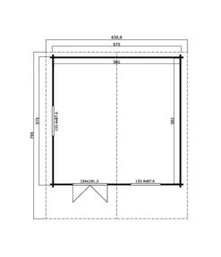 Lasita Maja Blockbohlenhaus Zanzibar, Ca. B635/H306/T745 Cm -Gardena Verkäufe 6915847 WE DE 001 LasitaMajaBlockbohlenhausZanzibar