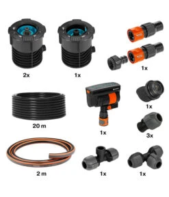GARDENA Sprinklersystem Komplett-Set Pipeline Mit Viereckregner -Gardena Verkäufe 6916266 WE DE 002 GardenaSprinklersystemKomplett SetPipelinemitViereckregner
