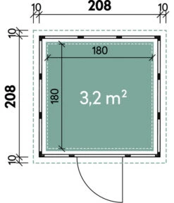 Wolff Finnhaus Metallgerätehaus Eleganto 2121, Ca. B228/H227/T228 Cm -Gardena Verkäufe 6927362 WE DE 001 Eleganto2121Granitgrau