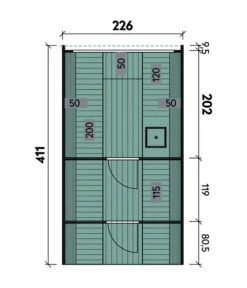 Wolff Finnhaus Saunafass Premium Svenja 2 Montiert Thermoholz, Ca. B226/H252/T411 Cm -Gardena Verkäufe 6927875 WE DE 001 FinnhausSaunafassSvenja