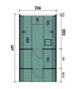 Wolff Finnhaus Saunafass Premium Svenja 2 Bausatz Thermoholz, Ca. B226/H252/T411 Cm -Gardena Verkäufe 6927883 WE DE 001 FinnhausSaunafassSvenja
