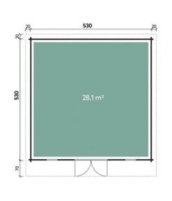 Wolff Finnhaus Gartenhaus Trondheim 44-G -Gardena Verkäufe 6930135 WE DE 001 FinnhausBBHTrondheim