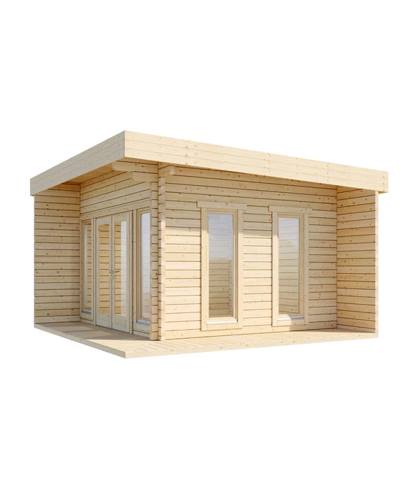 Wolff Finnhaus Gartenhaus Aalborg 70-B XL, Ca. B470/H280/470 Cm 3 Wolff Finnhaus Gartenhaus Aalborg 70-B XL, Ca. B470/H280/470 Cm