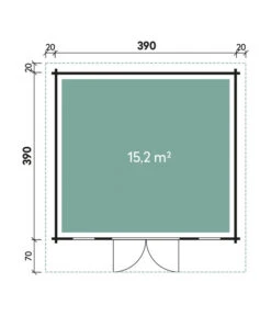 Wolff Finnhaus Gartenhaus Trondheim 70-C -Gardena Verkäufe 6930853 WE DE 001 FinnhausBBHTrondheim