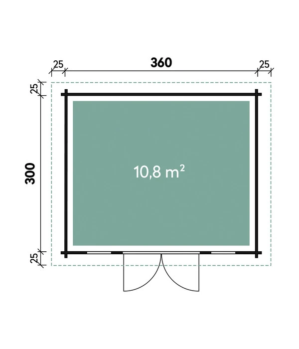 Wolff Finnhaus Gartenhaus Malmö 70-A 5 Wolff Finnhaus Gartenhaus Malmö 70-A – Bild 3
