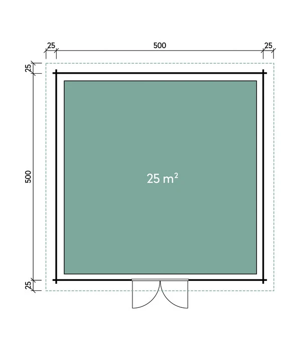Wolff Finnhaus Gartenhaus Malmö 70-F 5 Wolff Finnhaus Gartenhaus Malmö 70-F – Bild 3