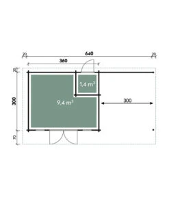 Wolff Finnhaus Gartenhaus Trondheim 70-A XL, Inkl. Lounge 300 Rechts, Ca. B680/H256/T390 Cm 17 Wolff Finnhaus Gartenhaus Trondheim 70-A XL, Inkl. Lounge 300 Rechts, Ca. B680/H256/T390 Cm -Gardena Verkäufe 6931521 WE DE 001 FinnhausEleganto