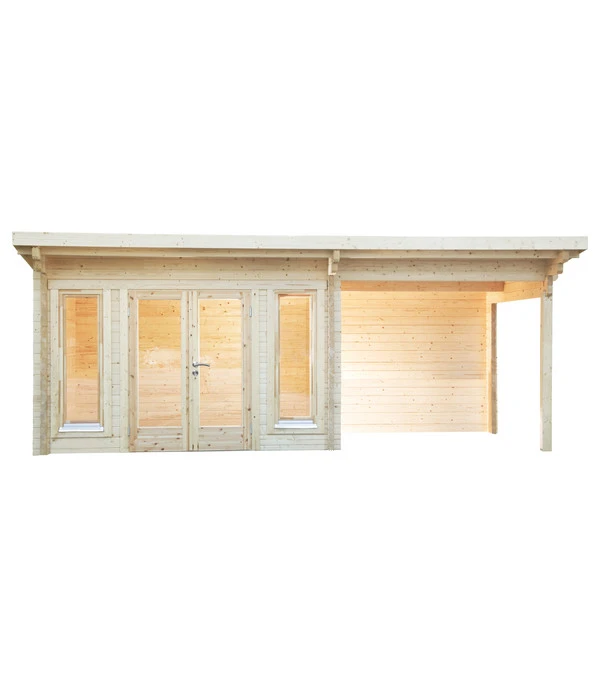 Wolff Finnhaus Gartenhaus Trondheim 70-A XL, Inkl. Lounge 300 Rechts, Ca. B680/H256/T390 Cm 3 Wolff Finnhaus Gartenhaus Trondheim 70-A XL, Inkl. Lounge 300 Rechts, Ca. B680/H256/T390 Cm