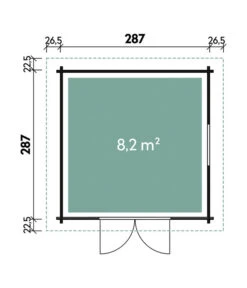 Wolff Finnhaus Gartenhaus WPC-Trend D, Ca. B340/H221/332 Cm -Gardena Verkäufe 6931703 WE DE 001 FinnhausWPCTrend
