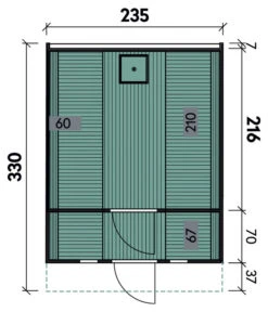 Wolff Finnhaus Saunafass 330 De Luxe Montiert, Ca. B235/H242/T330 Cm -Gardena Verkäufe 6934053 WE DE 001 Saunafass330deluxeThermoholzmontiertDSschwarz