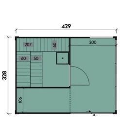 Wolff Finnhaus Sauna Paradiso 4x3, Ca. B429/H261/T328 Cm 7 Wolff Finnhaus Sauna Paradiso 4x3, Ca. B429/H261/T328 Cm -Gardena Verkäufe 6934160 WE DE 001 SaunaParadiso4x3