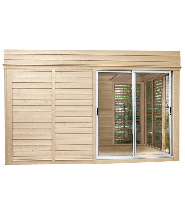 Wolff Finnhaus Sauna Paradiso 4x3, Ca. B429/H261/T328 Cm 3 Wolff Finnhaus Sauna Paradiso 4x3, Ca. B429/H261/T328 Cm