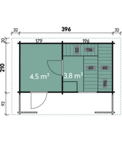 Wolff Finnhaus Saunahaus De Luxe Sanna 70, Ca. B460/H280/T322 Cm -Gardena Verkäufe 6934236 WE DE 001 FinnhausSaunahausDeLuxeSanna70