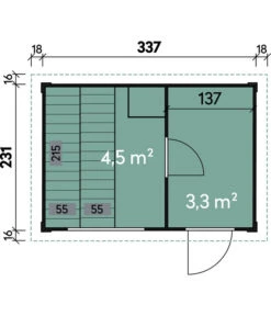 Wolff Finnhaus Saunahaus Basic Melina 40 -Gardena Verkäufe 6934327 WE DE 001 FinnhausSaunahausBasicMelina