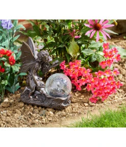 Smart Garden Solar-Fee Gazing Fairy, Ca. B17/H19/T9 Cm -Gardena Verkäufe 6937353 WE MO 001 SmartGardenSolarFeeGazingFairycaH90cm