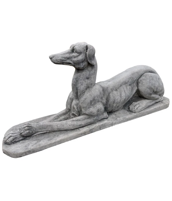 Stein-Windhund, Ca. H39 Cm 3 Stein-Windhund, Ca. H39 Cm