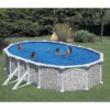 Summer Fun Stahlwandpool-Set, Oval, Steinoptik, Ca. B500/H120/T300 Cm -Gardena Verkäufe 6957146 WE MO 001 PoolOvalSteinoptik500x300cm