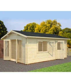 Palmako Gartenhaus Irene, Ca. B426/H276/T598 Cm -Gardena Verkäufe 6975247 WE MO 001 BlockbohlenhausIreneNatur