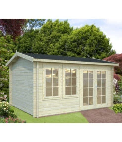 Palmako Gartenhaus Iris, Ca B434/H245/T346 Cm -Gardena Verkäufe 6975528 WE MO 001 BlockbohlenhausIrisNatur