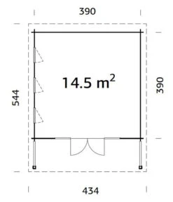 Palmako Gartenhaus Caroline -Gardena Verkäufe 6976377 WE BG 001 BBHCarolineNatur