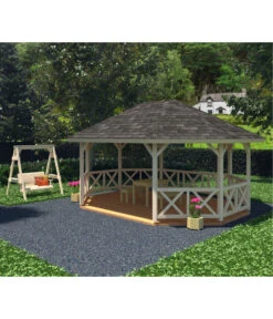Palmako Pavillon Betty Ca. B701/H362/T551 Cm 6 Palmako Pavillon Betty Ca. B701/H362/T551 Cm -Gardena Verkäufe 6977276 WE MO 001 PavillonBettyNatur