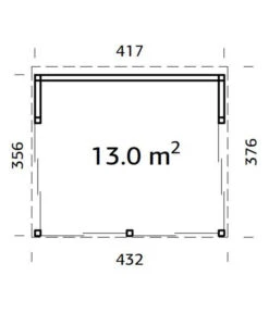 Palmako Pavillon Nova, Inkl. Front- Und Seitenverglasung, Ca. B432/H282/T376 Cm 7 Palmako Pavillon Nova, Inkl. Front- Und Seitenverglasung, Ca. B432/H282/T376 Cm -Gardena Verkäufe 6977466 WE BG 001 PavillonNovaNatur