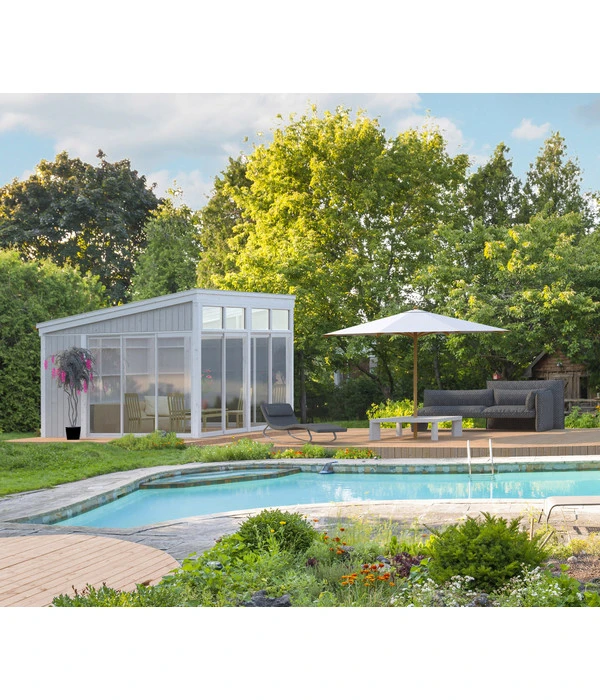 Palmako Pavillon Nova, Inkl. Front- Und Seitenverglasung, Ca. B432/H282/T376 Cm 4 Palmako Pavillon Nova, Inkl. Front- Und Seitenverglasung, Ca. B432/H282/T376 Cm – Bild 2