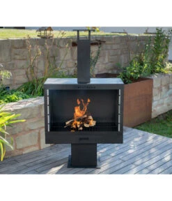 Westmann Gartenkamin, Ca. B41/H160/T90 Cm -Gardena Verkäufe 6992309 WE MO 003 GrillkaminTerrassenofen